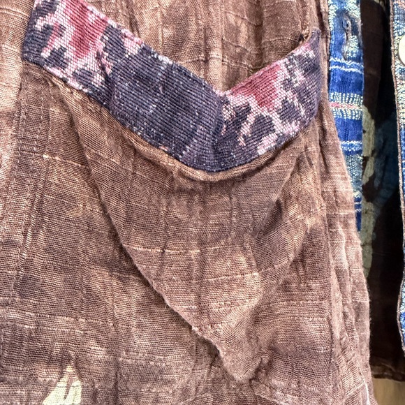 Kusnadi New York Vintage Boho Button Front Top / large - Picture 3 of 11